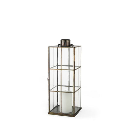 Mercana - Grimwig Medium 8L x 8W x 23H LANTERN W/SHEET BASE WITHOUT BEVEL - 68835_CLOSEOUT view 1