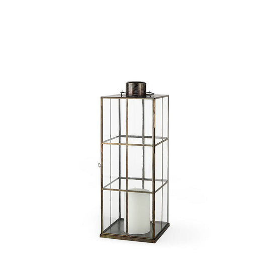 Mercana - Grimwig Medium 8L x 8W x 23H LANTERN W/SHEET BASE WITHOUT BEVEL - 68835_CLOSEOUT view 1