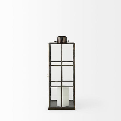 Mercana - Grimwig Medium 8L x 8W x 23H LANTERN W/SHEET BASE WITHOUT BEVEL - 68835_CLOSEOUT view 2