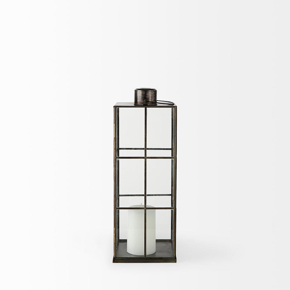 Mercana - Grimwig Medium 8L x 8W x 23H LANTERN W/SHEET BASE WITHOUT BEVEL - 68835_CLOSEOUT view 3