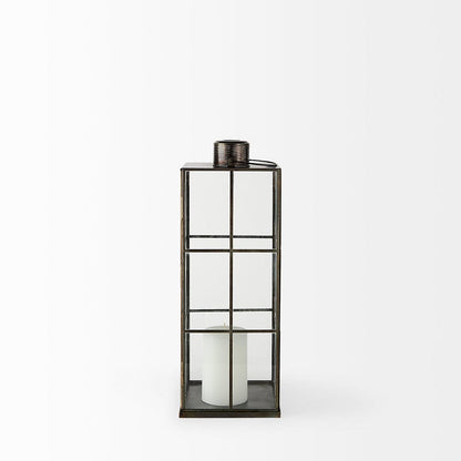 Mercana - Grimwig Medium 8L x 8W x 23H LANTERN W/SHEET BASE WITHOUT BEVEL - 68835_CLOSEOUT view 3