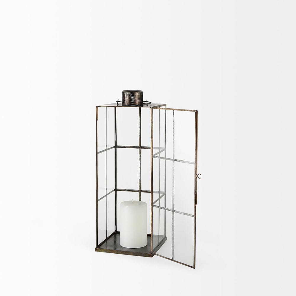 Mercana - Grimwig Medium 8L x 8W x 23H LANTERN W/SHEET BASE WITHOUT BEVEL - 68835_CLOSEOUT view 5