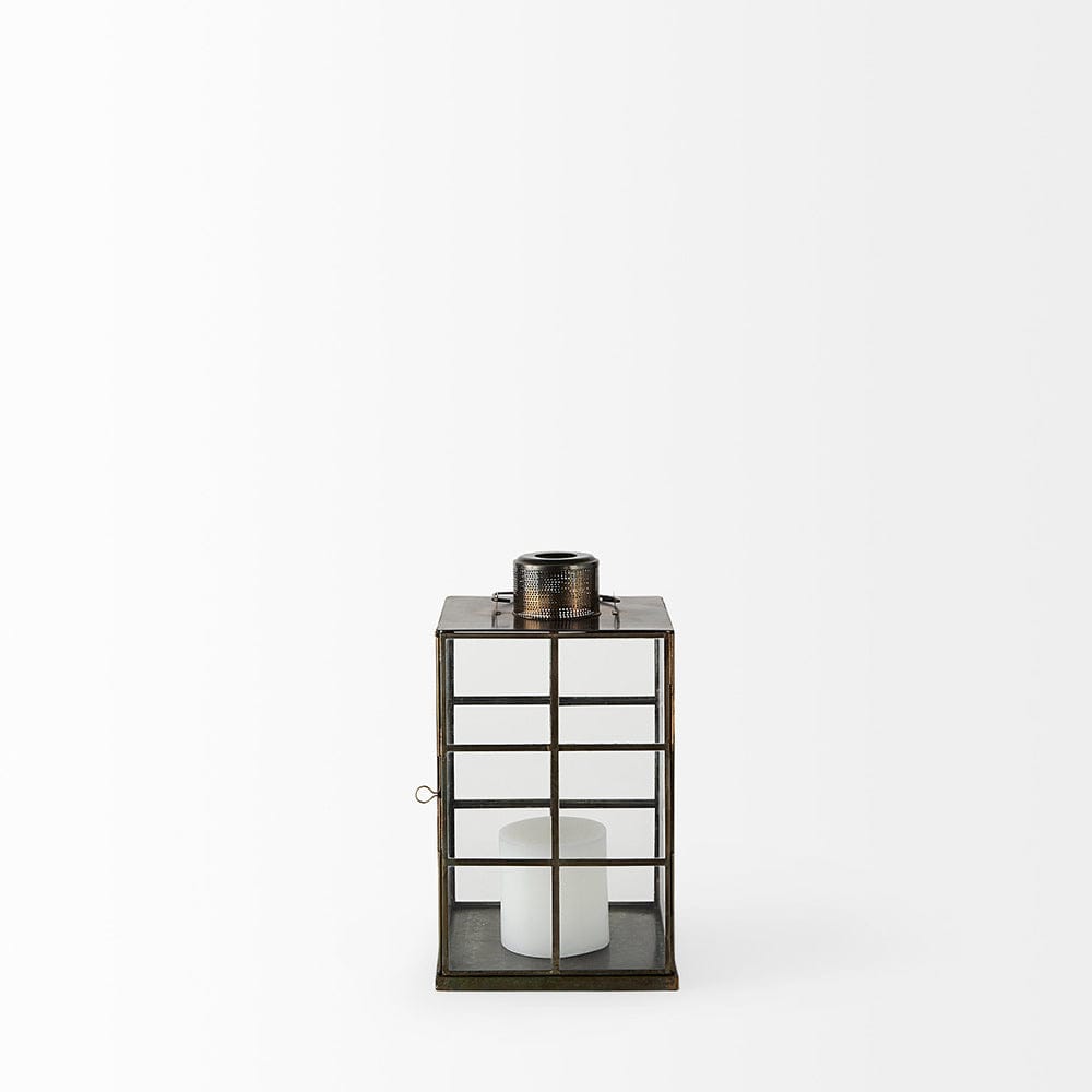 Mercana - Grimwig Small 8L x 8W x 15H LANTERN W/SHEET BASE WITHOUT BEVEL - 68834_CLOSEOUT view 2