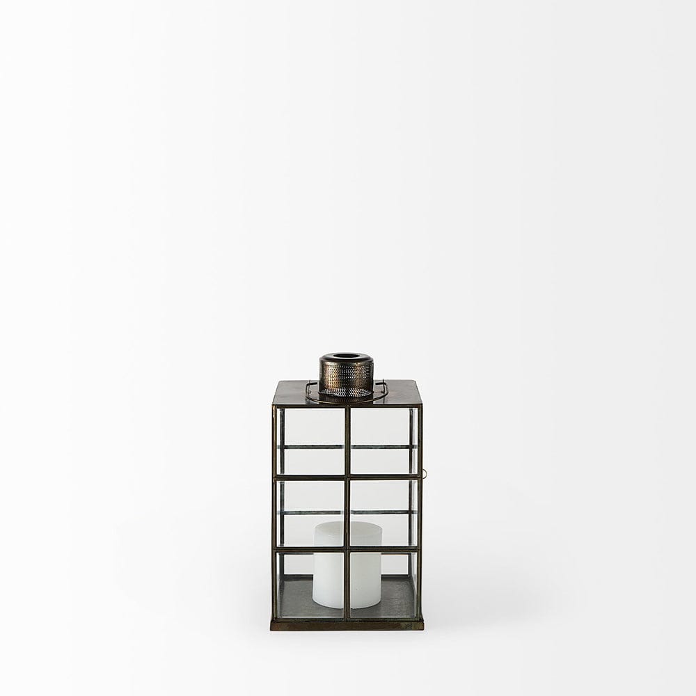 Mercana - Grimwig Small 8L x 8W x 15H LANTERN W/SHEET BASE WITHOUT BEVEL - 68834_CLOSEOUT view 4