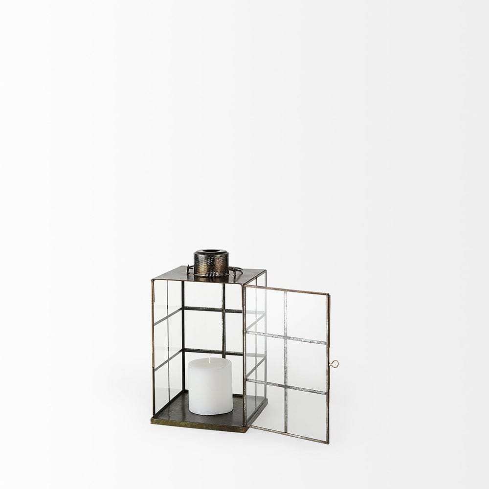 Mercana - Grimwig Small 8L x 8W x 15H LANTERN W/SHEET BASE WITHOUT BEVEL - 68834_CLOSEOUT view 5