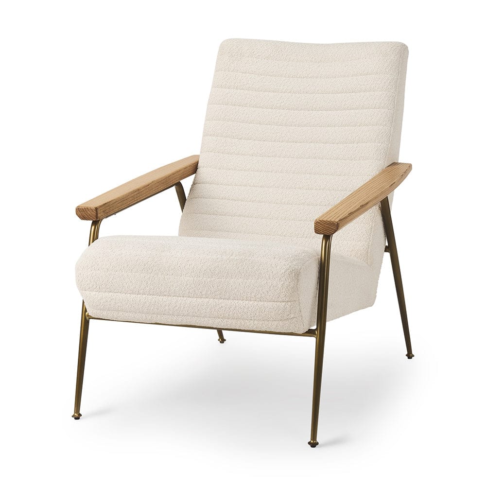 Mercana - Grosjean Cream Boucle Accent Chair - 70221 view 1