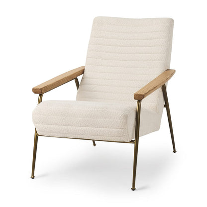 Mercana - Grosjean Cream Boucle Accent Chair - 70221 view 1