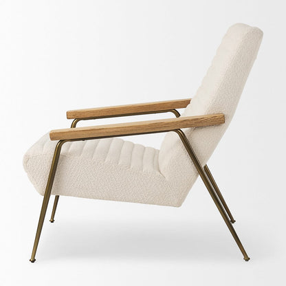 Mercana - Grosjean Cream Boucle Accent Chair - 70221 view 3