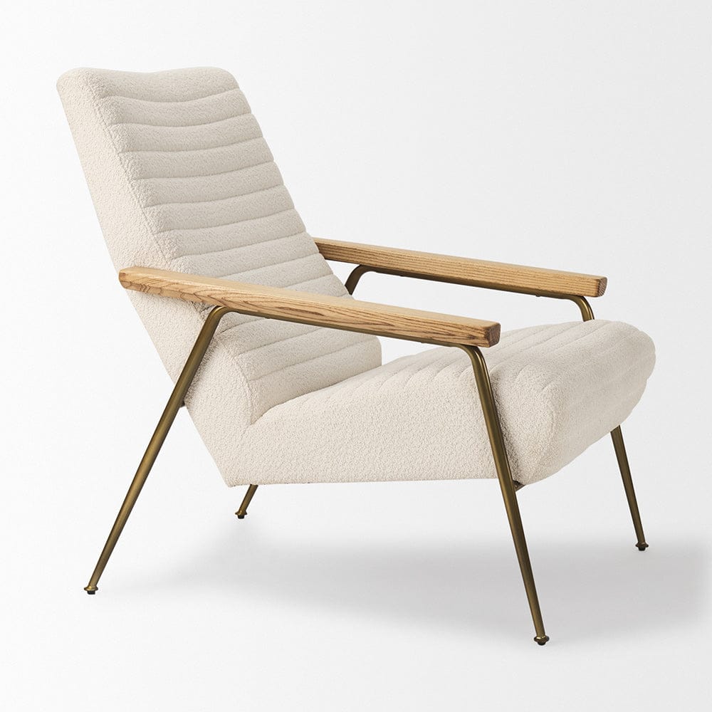 Mercana - Grosjean Cream Boucle Accent Chair - 70221 view 6