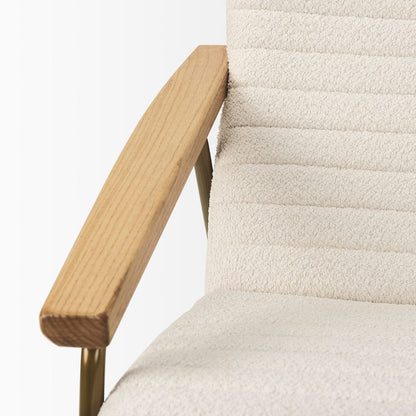 Mercana - Grosjean Cream Boucle Accent Chair - 70221 view 8
