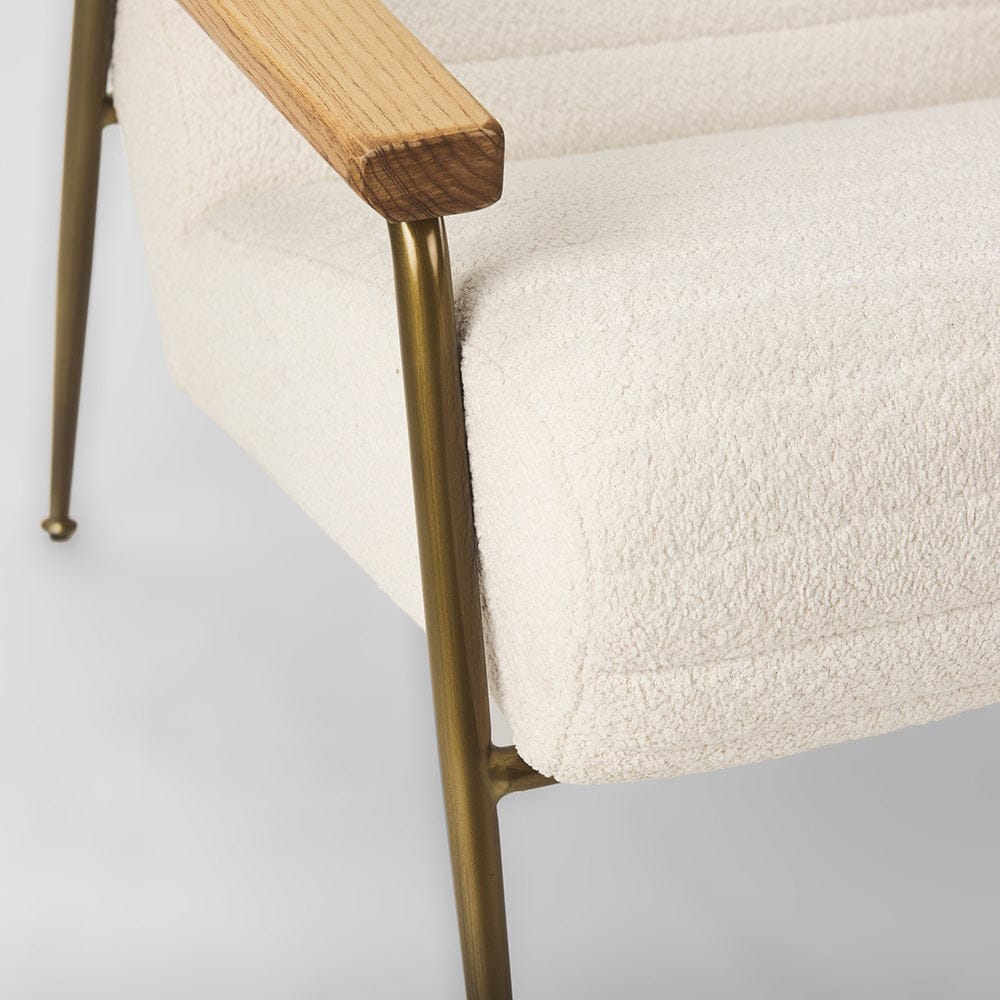 Mercana - Grosjean Cream Boucle Accent Chair - 70221 view 9