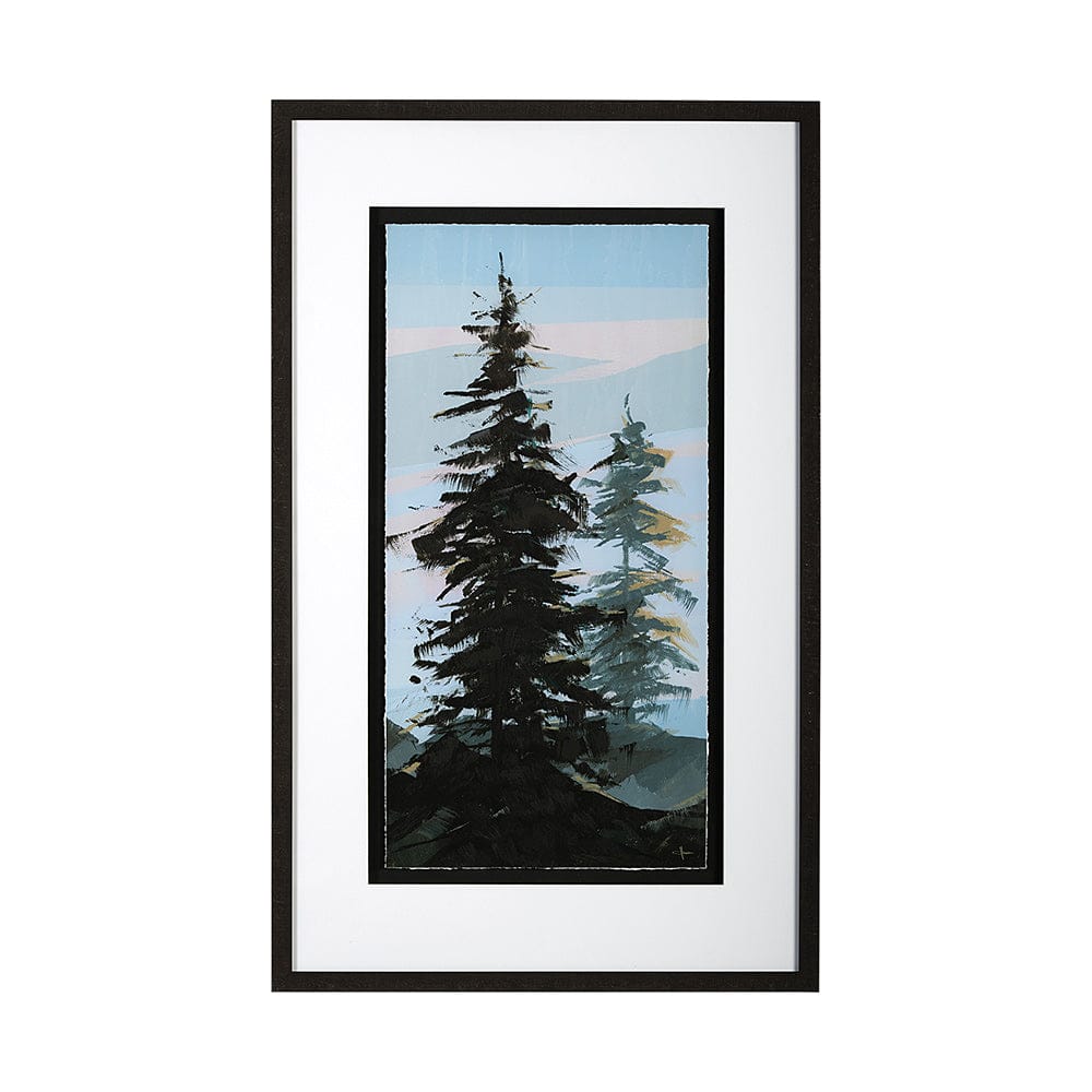 Mercana - Guardian I by Jonathan Klassen a Hand Embellished Textured Framed Art Print Matted under Glass - 13481 view 1