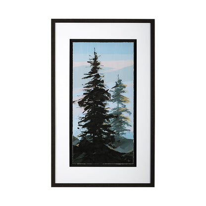 Mercana - Guardian I by Jonathan Klassen a Hand Embellished Textured Framed Art Print Matted under Glass - 13481 view 1
