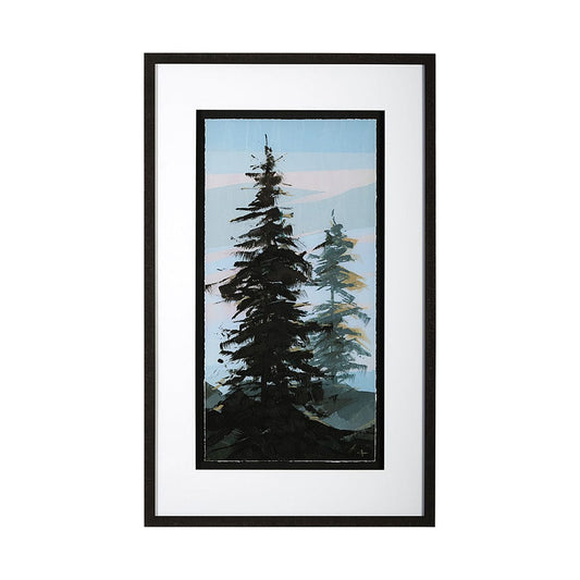 Mercana - Guardian I by Jonathan Klassen a Hand Embellished Textured Framed Art Print Matted under Glass - 13481 view 1