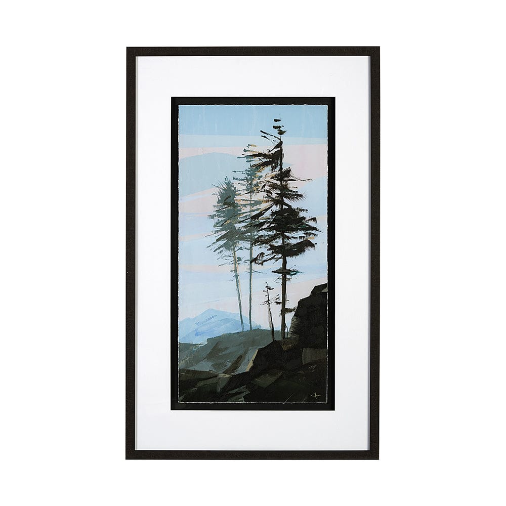 Mercana - Guardian II by Jonathan Klassen a Hand Embellished Textured Framed Art Print Matted under Glass - 13482 view 1