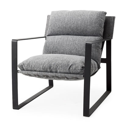 Mercana - Guilia Castlerock Gray With Metal Frame Sling Accent Chair - 69002 view 1