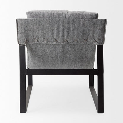 Mercana - Guilia Castlerock Gray With Metal Frame Sling Accent Chair - 69002 view 9