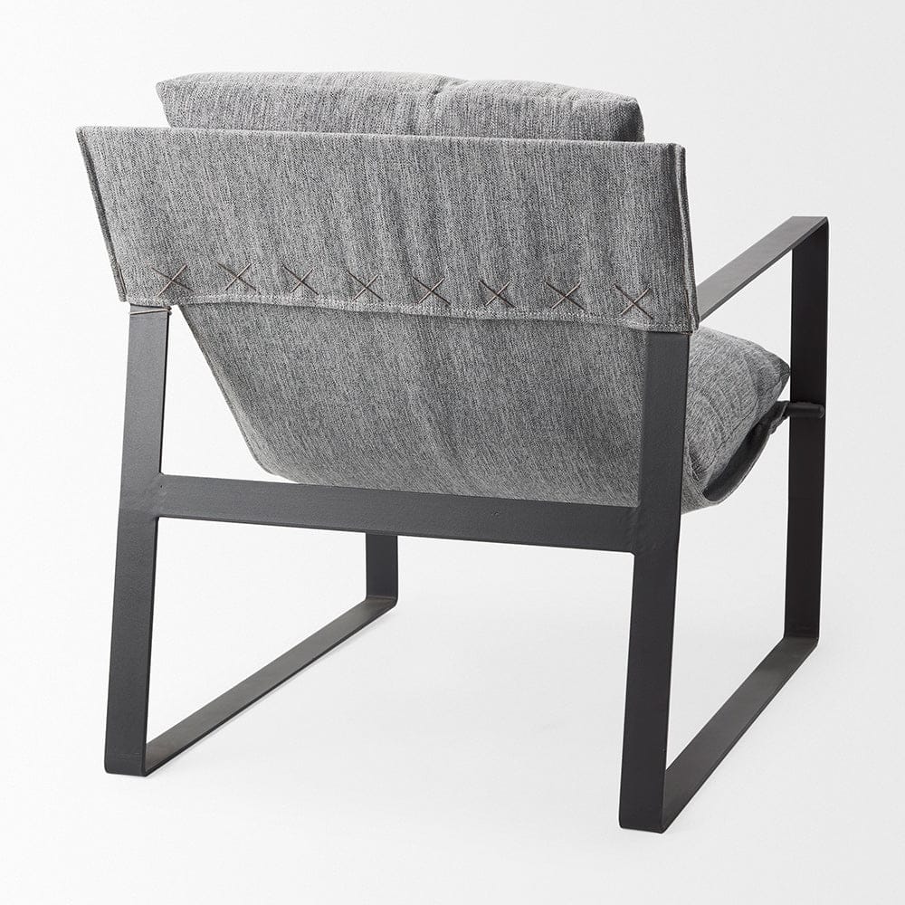 Mercana - Guilia Castlerock Gray With Metal Frame Sling Accent Chair - 69002 view 10