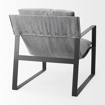 Mercana - Guilia Castlerock Gray With Metal Frame Sling Accent Chair - 69002 view 10