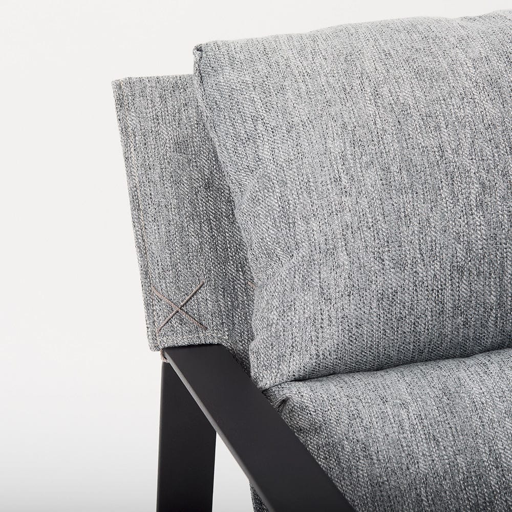Mercana - Guilia Castlerock Gray With Metal Frame Sling Accent Chair - 69002 view 12