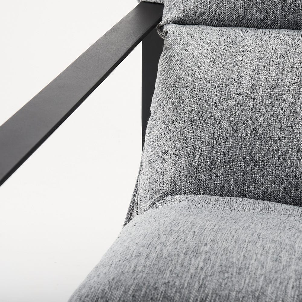 Mercana - Guilia Castlerock Gray With Metal Frame Sling Accent Chair - 69002 view 13