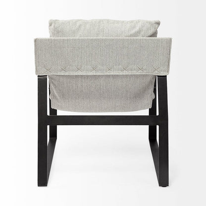 Mercana - Guilia Frost Gray With Metal Frame Sling Accent Chair - 69003 view 5