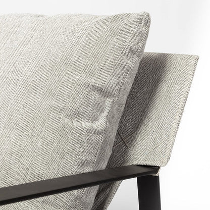 Mercana - Guilia Frost Gray With Metal Frame Sling Accent Chair - 69003 view 7
