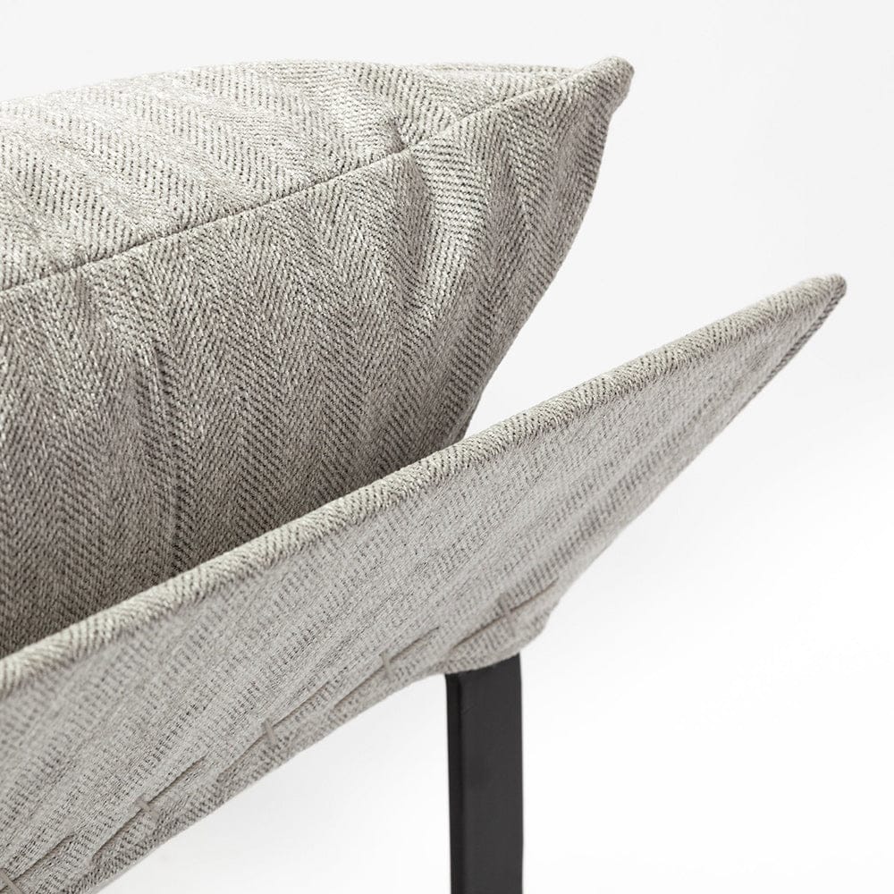 Mercana - Guilia Frost Gray With Metal Frame Sling Accent Chair - 69003 view 8