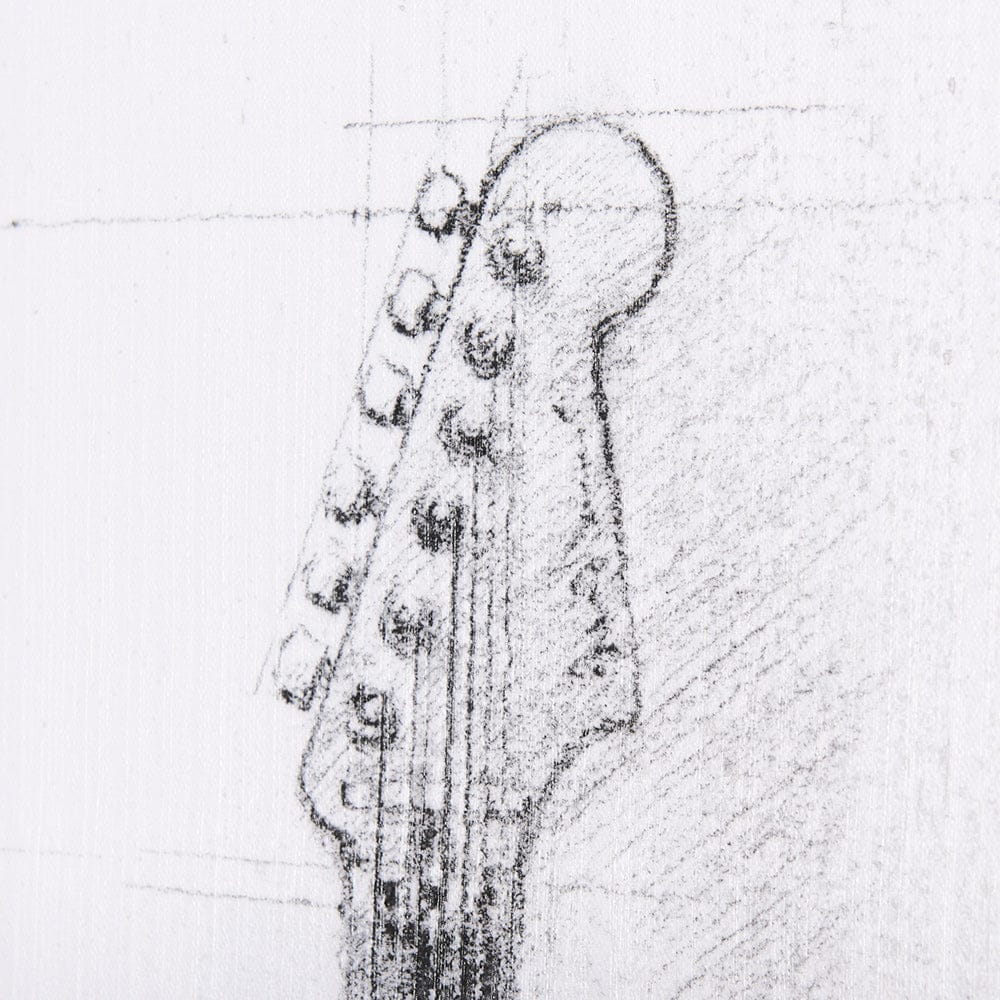Mercana - Guitar I by Mercana Studio a Hand Embellished Textured Canvas - 101031-L view 7