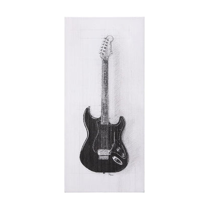 Mercana - Guitar I by Mercana Studio a Hand Embellished Textured Canvas - 101031-S view 1