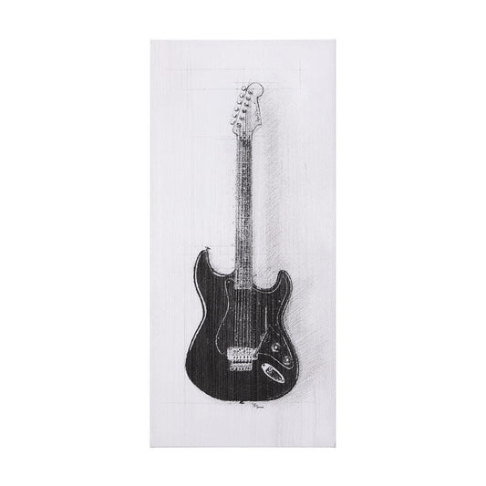 Mercana - Guitar I by Mercana Studio a Hand Embellished Textured Canvas - 101031-S view 1