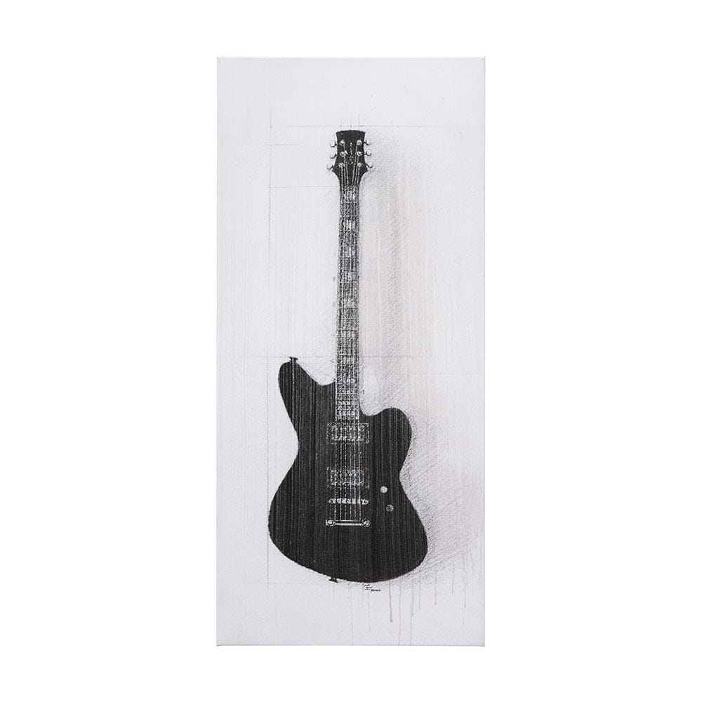 Mercana - Guitar II by Mercana Studio a Hand Embellished Textured Canvas - 101032-L view 1