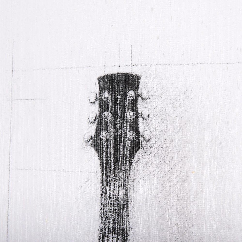 Mercana - Guitar II by Mercana Studio a Hand Embellished Textured Canvas - 101032-L view 7