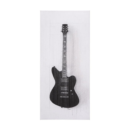 Mercana - Guitar II by Mercana Studio a Hand Embellished Textured Canvas - 101032-S view 1