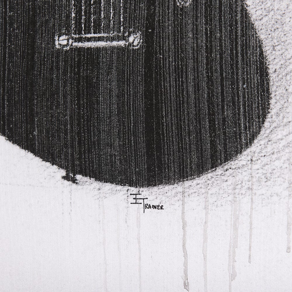 Mercana - Guitar II by Mercana Studio a Hand Embellished Textured Canvas - 101032-S view 6