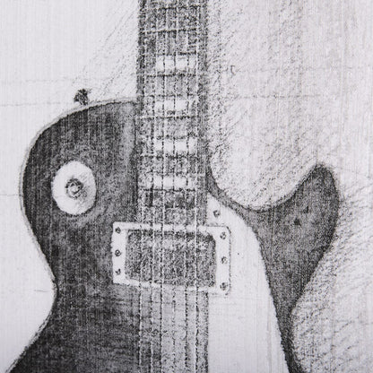 Mercana - Guitar III by Mercana Studio a Hand Embellished Textured Canvas - 101033-L view 7