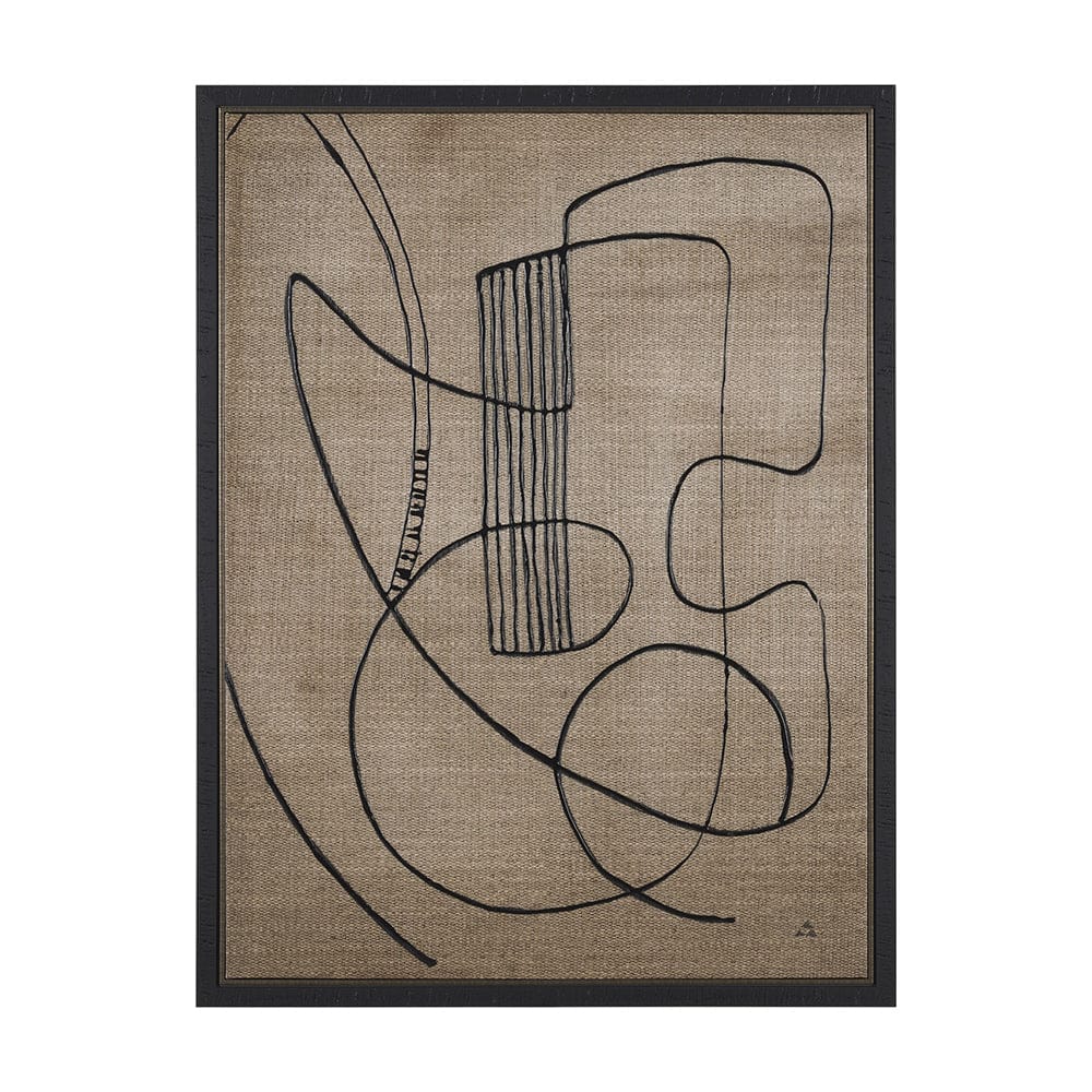 Mercana - Guitar Music by Mercana Studio a Hand Embellished Textured Canvas - 102656-FS view 1
