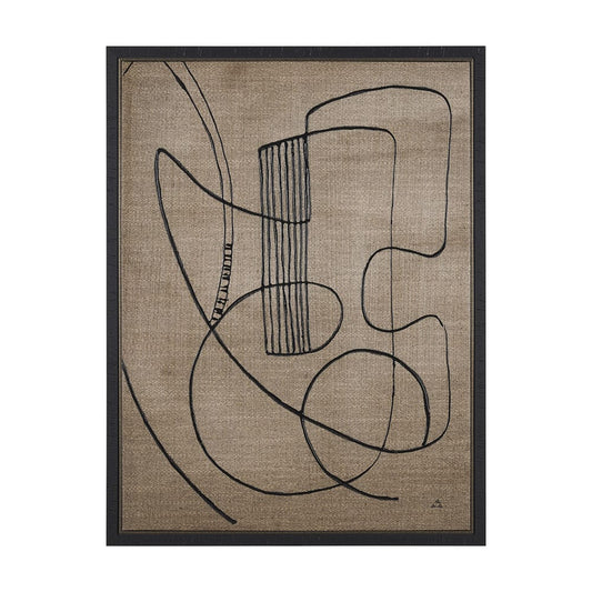 Mercana - Guitar Music by Mercana Studio a Hand Embellished Textured Canvas - 102656-FS view 1