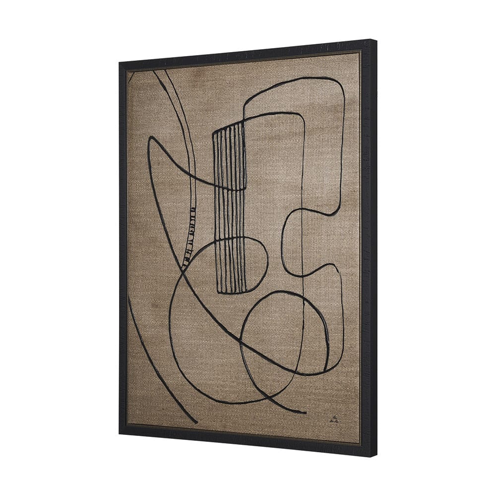 Mercana - Guitar Music by Mercana Studio a Hand Embellished Textured Canvas - 102656-FS view 2