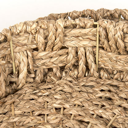 Mercana - Haini Large Basketweave Seagrass Trays w/ Loop Handles (Set of 2) - 70228 view 6