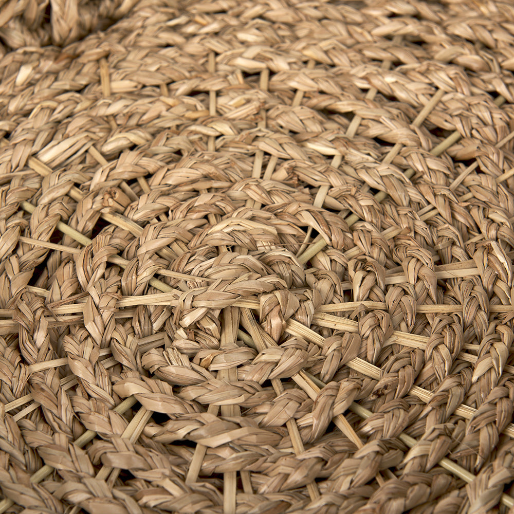 Mercana - Haini Large Basketweave Seagrass Trays w/ Loop Handles (Set of 2) - 70228 view 9