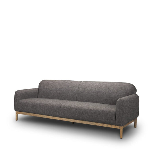 Mercana - Hale Sofa W/ Medium Brown Wood and Gray Fabric - 70418 view 1