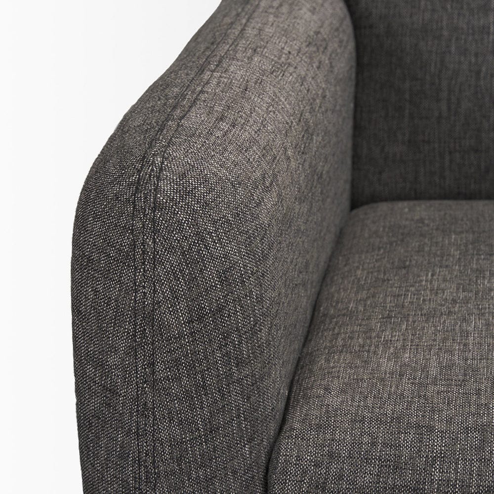 Mercana - Hale Sofa W/ Medium Brown Wood and Gray Fabric - 70418 view 3