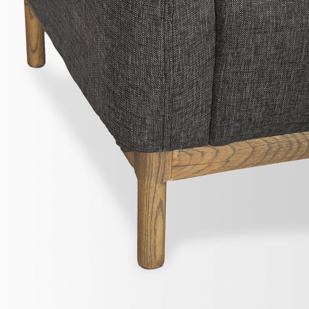 Mercana - Hale Sofa W/ Medium Brown Wood and Gray Fabric - 70418 view 5