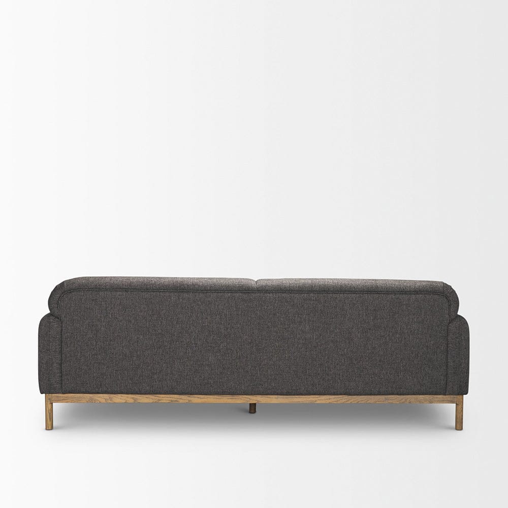 Mercana - Hale Sofa W/ Medium Brown Wood and Gray Fabric - 70418 view 8