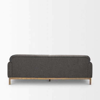 Mercana - Hale Sofa W/ Medium Brown Wood and Gray Fabric - 70418 view 8
