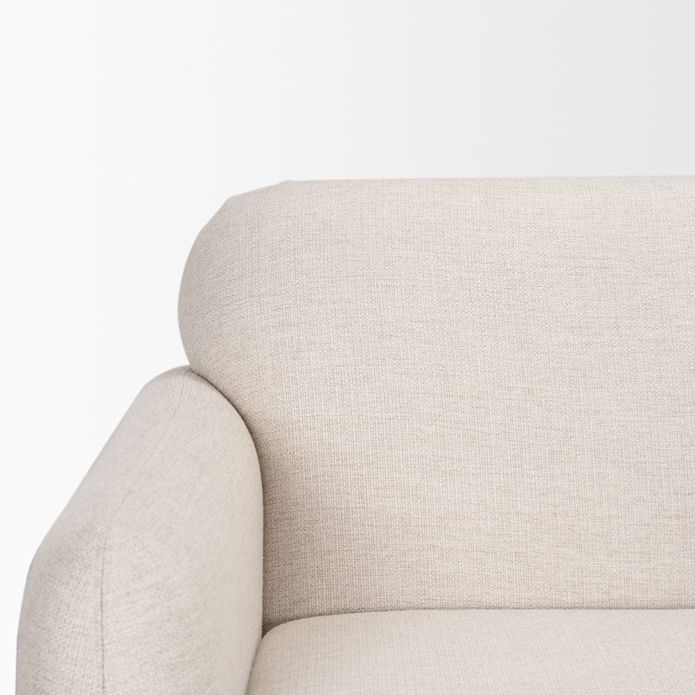 Mercana - Hale Sofa W/ Medium Brown Wood and Oatmeal Fabric - 70419 view 7