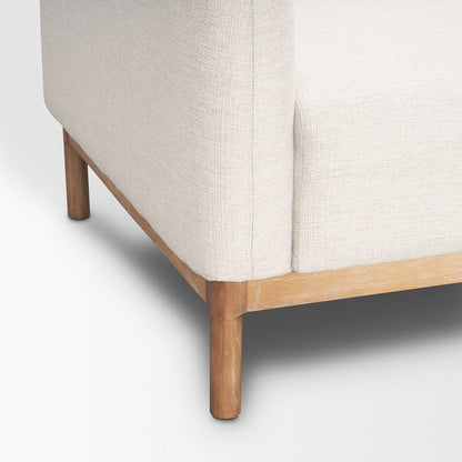 Mercana - Hale Sofa W/ Medium Brown Wood and Oatmeal Fabric - 70419 view 10