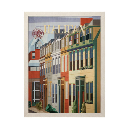 Mercana - Halifax Go Canada L by Mercana Studio a Hand Embellished Decograph Framed Art Print - 13791 view 1