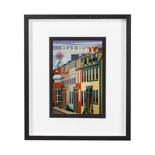 Mercana - Halifax Go Canada M by Mercana Studio a Framed Art Print Matted under Glass - 13781 view 1